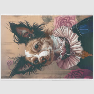 Chihuahua-Royalty-Fotografie-Decoupage Seidenpapier