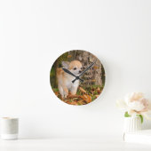 Chihuahua Runde Wanduhr (Zuhause)
