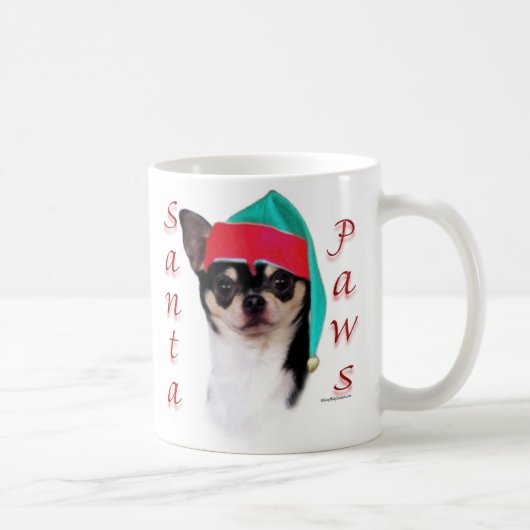 Chihuahua Santa Paws Kaffeetasse (Rechts)