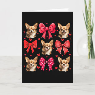Chihuahua-Schatz-Schleifen-Hunde-Liebhaber-Hundema Karte
