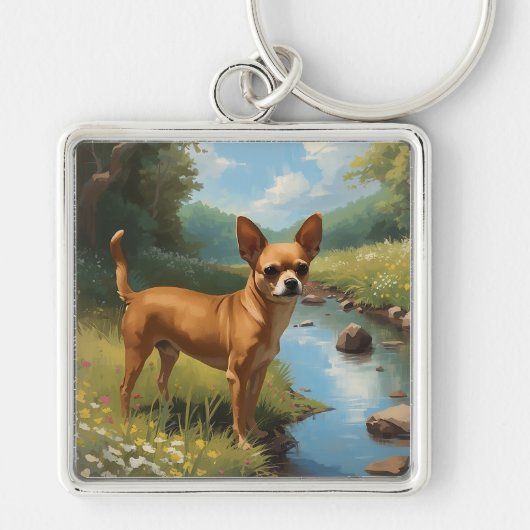 Chihuahua Schlüsselanhänger (Vorne)