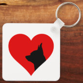 Chihuahua Schlüsselanhänger (Rückseite)