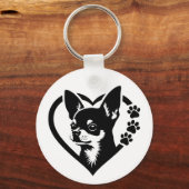 Chihuahua Schlüsselanhänger (Vorderseite)