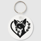 Chihuahua Schlüsselanhänger (Rückseite)