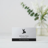 Chihuahua-Schoßhund Visitenkarte (Stehend Vorderseite)