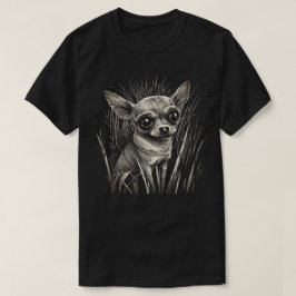 Chihuahua Scratchboard T - Shirt