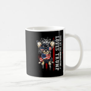 Chihuahua, selbst mein Hund liebt Trump lustig Kaffeetasse