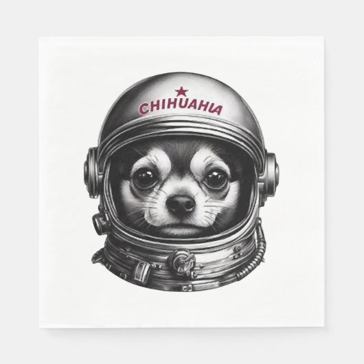 Chihuahua Serviette (Vorderseite)