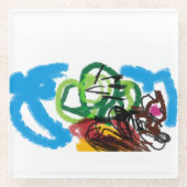 Chihuahua-Set Glasuntersetzer (Vorderseite)