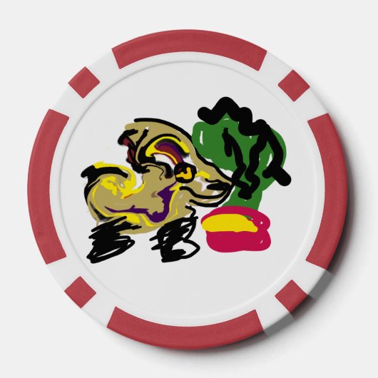 Chihuahua set pokerchips (Rückseite)