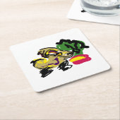 Chihuahua set rechteckiger pappuntersetzer (angewinkelt)