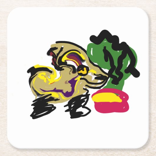 Chihuahua set rechteckiger pappuntersetzer (Vorderseite)