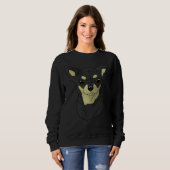 Chihuahua sh Black and Tan Sweatshirt (Vorne ganz)