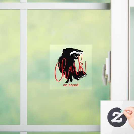 Chihuahua + Shark = Chark - Chark an Bord Fensteraufkleber (Zuhause)