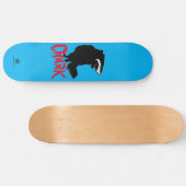 Chihuahua + Shark = Chark Skateboard (Horizontal)