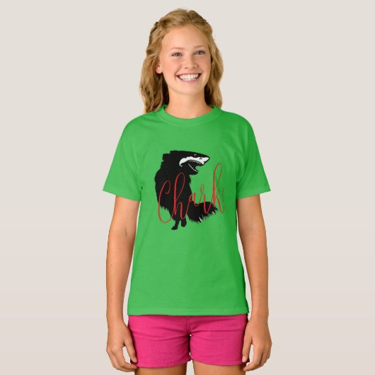 Chihuahua + Shark = Chark T-Shirt (Vorne ganz)