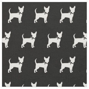 Chihuahua Silhouette Haustier Stoff