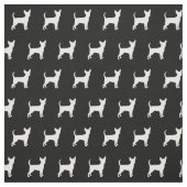 Chihuahua Silhouette Haustier Stoff (Muster)