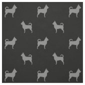 Chihuahua-Silhouette-Muster Stoff (Muster)