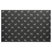 Chihuahua-Silhouette-Muster Stoff (Fat Quarter (45,7 x 55,9 cm))