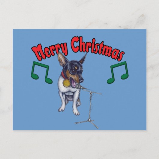 Chihuahua sings Frohe Weihnachten (Vorderseite)