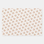 Chihuahua Smooth Coat Malerei Original Hunde Kunst Geschenkpapier Set (Vorderseite 2)