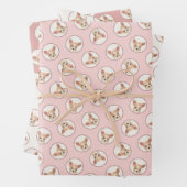 Chihuahua Smooth Coat Malerei Original Hunde Kunst Geschenkpapier Set (Beispiel)