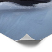 Chihuahua Snowy Sleigh Weihnachtsdekor Poster (Ecke)