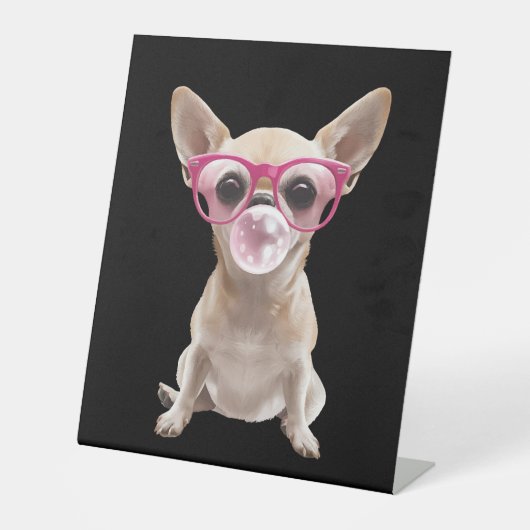 Chihuahua sockelschild (Vorderseite)