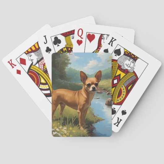 Chihuahua Spielkarten (Rückseite)