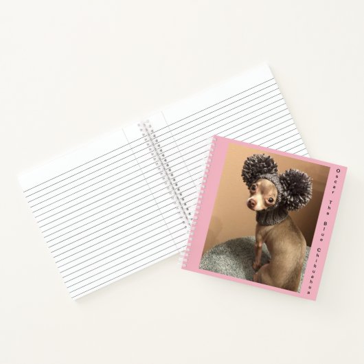 Chihuahua-Spiralheft Notizblock (Innenseite)