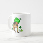 Chihuahua St Patrick's Day Kaffeetasse (Vorderseite Links)