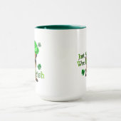 Chihuahua St Patrick's Day Tasse (Zentrum)