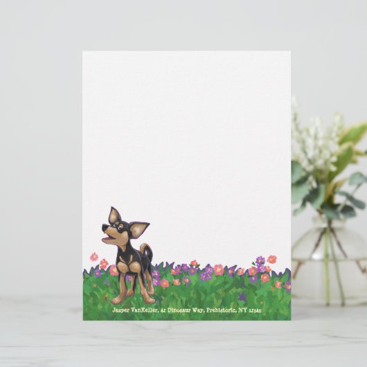 Chihuahua Stationery (Stehend Vorderseite)