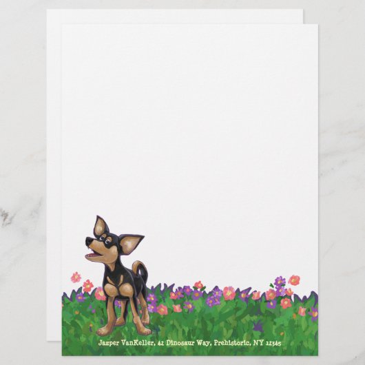 Chihuahua Stationery (Vorne/Hinten)