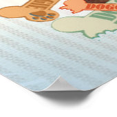 Chihuahua steht über Cookie Jar Poster (Ecke)