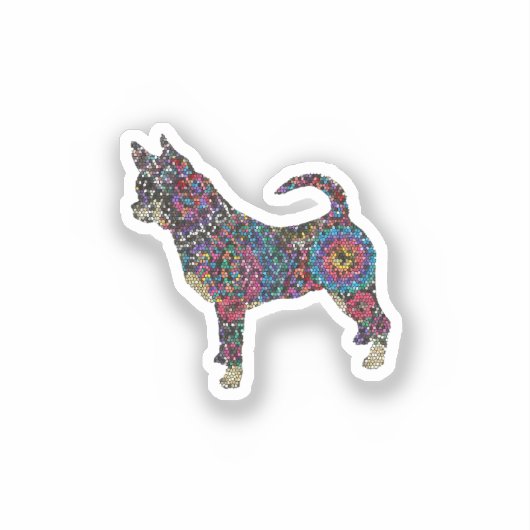 Chihuahua sticker (Vorderseite)