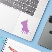Chihuahua Sticker (Laptop mit iPhone)