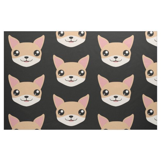 Chihuahua Stoff (Fat Quarter (45,7 x 55,9 cm))