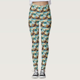 Chihuahua-Strand-Surfing-Malerei Leggings