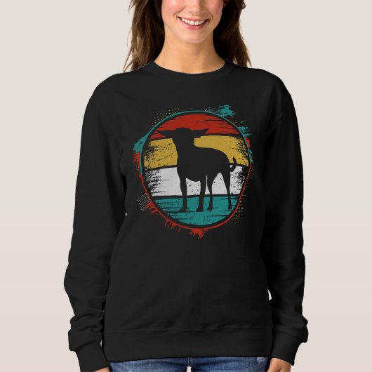 Chihuahua Sunset Dog Sweatshirt (Vorderseite)