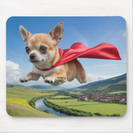 Chihuahua-Superhelden-Mauspad Mousepad