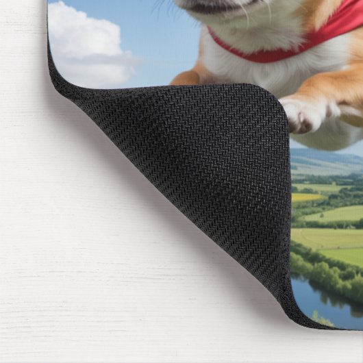 Chihuahua Superhero Mousepad (Ecke)