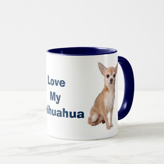 Chihuahua Tasse (VorderseiteRechts)