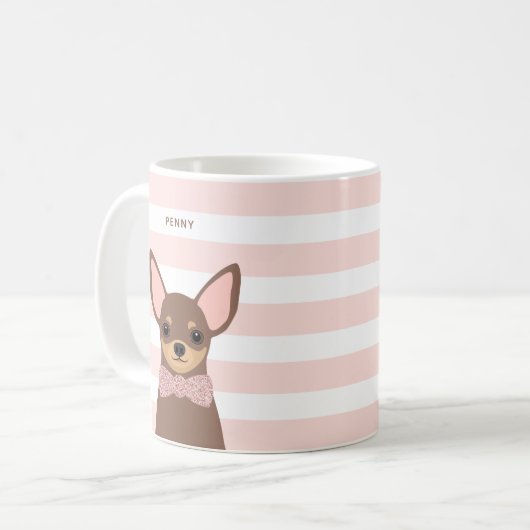 Chihuahua-Tasse Kaffeetasse (Vorderseite Links)