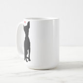 Chihuahua-Tasse Kaffeetasse (Vorderseite Links)