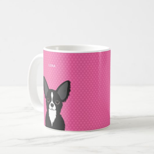 Chihuahua-Tasse Kaffeetasse (Vorderseite Links)