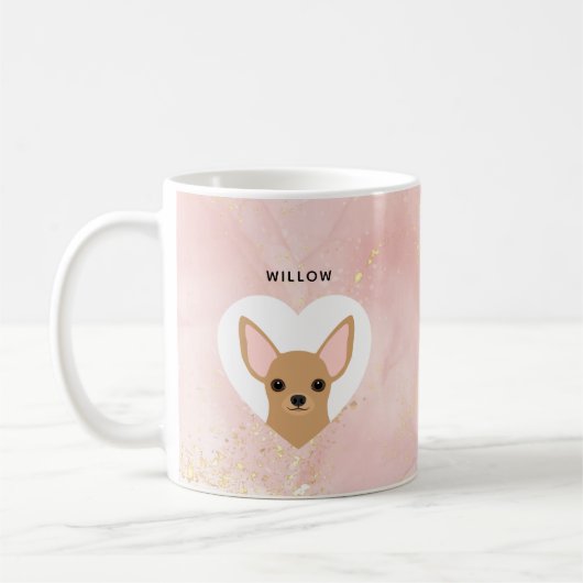 Chihuahua-Tasse Kaffeetasse (Links)