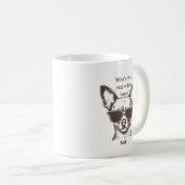 Chihuahua-Tasse Kaffeetasse (VorderseiteRechts)