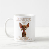 Chihuahua-Tasse Kaffeetasse (Links)